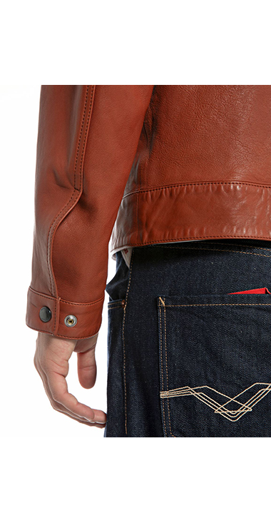 リラックスフィット ワックスレザージャケット｜REPLAY リプレイ公式